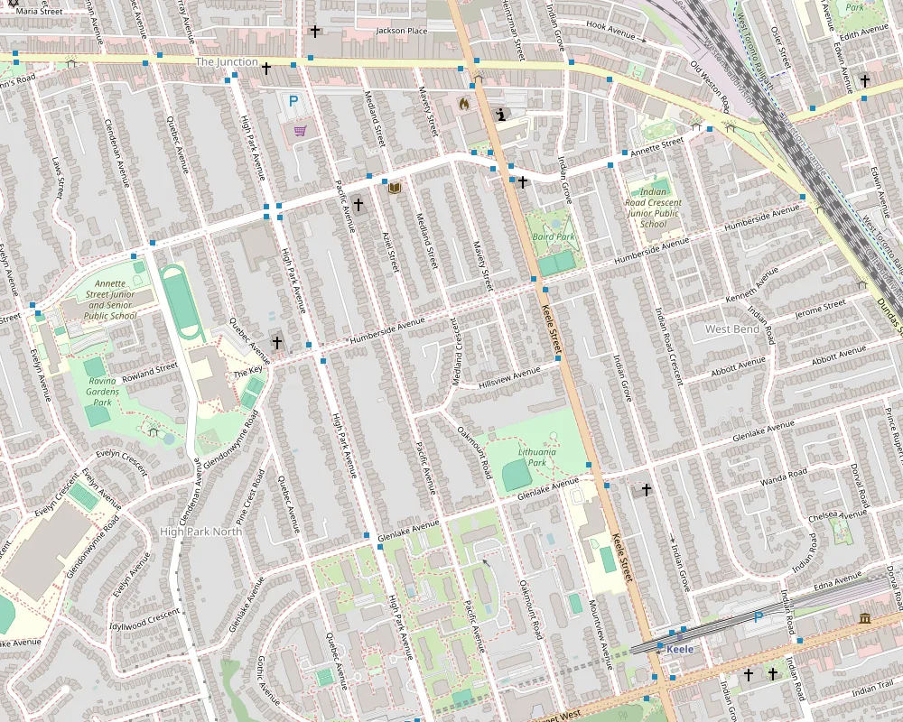 Map of the Junction, Toronto